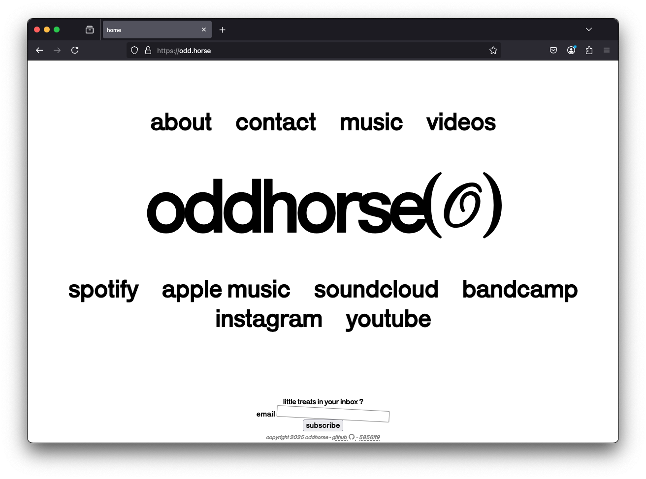 oddhorse website
